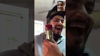 Happy Rose Day 🌹❤️  Rose Day Surprise 😍  Long Distance Love  Couplegoals  Shubnandu shorts [upl. by Caravette]