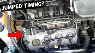 HOW TO KNOW IF A CAR JUMPED TIMING CHAIN TIMING BELT SYMPTOMS JUMPED TIMING [upl. by Marutani]