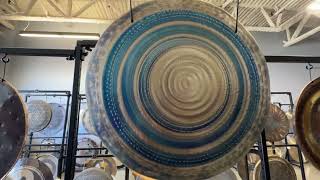 19quot Grotta Sonora Handheld Gong  Blue Desert Rose 2  The Gong Shop [upl. by Oby]