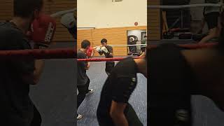 Sparring training ad1 shortsyoutube boxing trendingshorts sports [upl. by Ellenahc]