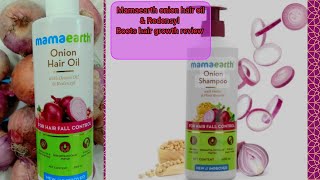 mamaearth onion hair oil amp redensyl dermatologist tested Boots hair growth [upl. by Fromma]