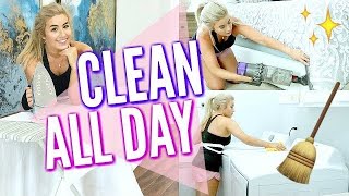 ✨ULTIMATE CLEAN WITH ME 2019  EXTREME CLEANING MOTIVATION  ALL DAY CLEANING ROUTINE  Love Meg 20 [upl. by Notlok678]