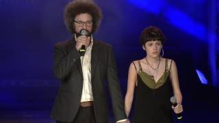 Simone Cristicchi e Chiara Dello Iacovo  Ti regalerò una rosa  Musicultura 2016 [upl. by Alur]