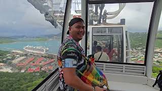 St Thomas skyride [upl. by Hadeehuat]