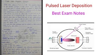 Nanotechnology Pulsed laser deposition technique Best Exam Notes [upl. by Lanuk351]