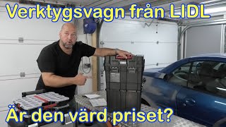 Verktygsvagn från LIDL är den värd priset  Skall du skynda till LIDL [upl. by Rodie]