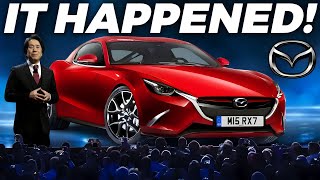 ITS BACK Mazda CEO Reveals The Return of the Mazda RX7 [upl. by Umeh]