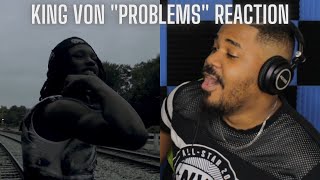 King Von  Problems Official Music Video REACTION [upl. by Rankin]