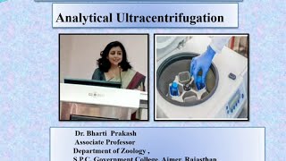 Centrifugation5 Analytical Ultracentrifugation by Dr Bharti Prakash [upl. by Assiram993]