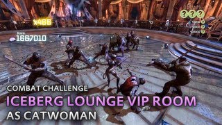 Batman Arkham City  Iceberg Lounge VIP Room as Catwoman  Combat Challenge [upl. by Ma]