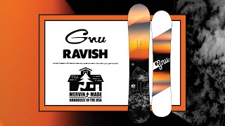 RAVISH  20212022 GNU SNOWBOARD [upl. by Norek]