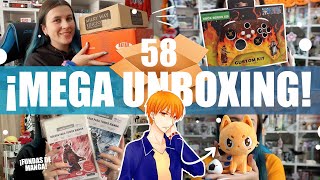 📦 ¡MEGA UNBOXING 58  ONE PIECE custom para SWITCH y XBOX Peluche de KYO Fundas Manga y más 📦 [upl. by Asila]