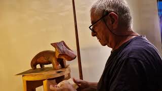 А вот и я  резьба резьбаподереву животные интересно wood woodcarvers woodworking homedecor [upl. by Anahpos]