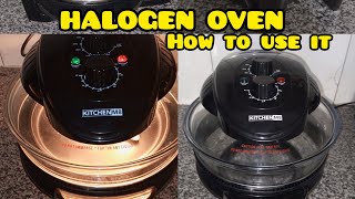 HALOGEN OVEN AND HOW TO USE IT FOR BEGINNERS [upl. by Kaela874]