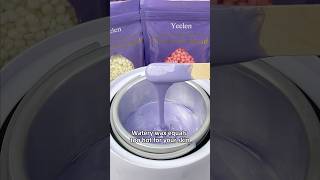 My 3 biggest wax tips using Yeelen waxing kit yeelen yeelenwax waxingkit waxing hardwax [upl. by Sisi]