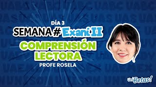 Guía EXANI II Resuelta Día 3 Compresión Lectora Semana EXANI II [upl. by Inalaehon]