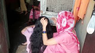 nitpicking in long hair new  nitpicking India  long hair new [upl. by Eelak]