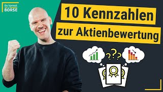 Die 10 wichtigsten Kennzahlen zur Aktienbewertung 📈 [upl. by Atiuqel]