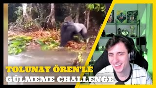 Tolunay Örenle Gülme Challenge TolunayOren [upl. by Ellimaj886]