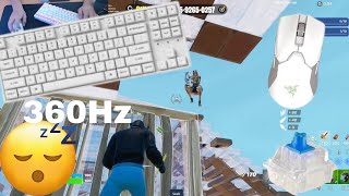 BLUE SWITCHES😴 KEYBOARD 1V1 ASMR FORTNITE 360FPS [upl. by Dittman]