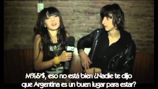 THE HORRORS IN ARGENTINA MTV Guik Interview with Faris Badwan [upl. by Ettellocin327]