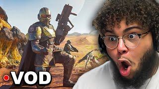 GRIZZY PLAYS HELLDIVERS 2 FOR THE FIRST TIME [upl. by Eiliak]