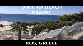 Dimitra Beach Resort at Agios Fokas Kos Greece  Yoga with Stunning view of the Aegean Sea [upl. by Gaylord]