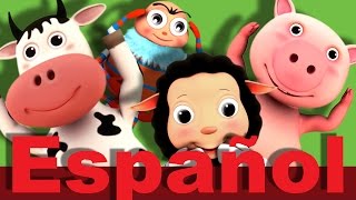 Cabeza hombros rodillas pies  Parte 2  Canciones infantiles  LittleBabyBum [upl. by Norene]