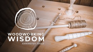 Turning Potting Shed Tools  Woodworking Wisdom [upl. by Eitra]