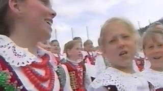 Jan Paweł II Zakopane Wielka Krokiew 6 06 1997 spiew górali na zakończenie Mszy św [upl. by Kolva]