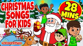 Christmas Songs For Kids ♫ Boom Chicka Boom Christmas amp More Songs for Kids ♫ The Learning station [upl. by Ayekram]