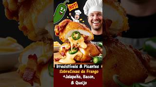 🔥Uma Explosão de Sabor Irresistíveis SobreCoxas de Frango com Maionese Bacon e Jalapeño 🌶️ [upl. by Ivar]