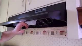 Installing New Range Hood Vent over Stove and Oven [upl. by Clarine]