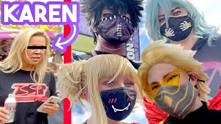 KAREN VS THE LOV  FAIR VLOG Cosplay OUTING  My Hero Academia Cosplay [upl. by Frederick]