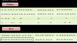 Learn Carnatic Classical Vocals Lesson 44 Varnam quotEvvari Bodhana Viniquot [upl. by Akinwahs]