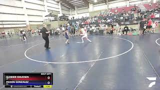 86 Lbs Quarterfinal  Gunner Knudsen UT Vs Mason Gonzalez CA E441 [upl. by Odilo206]