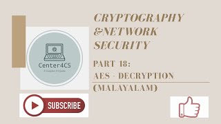 Part 18  AES  Decryption [upl. by Ardnossac139]