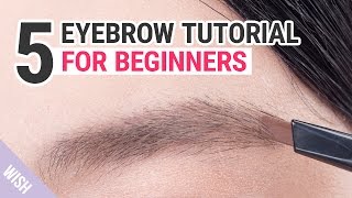 Eyebrow Shaping Tutorial for Beginners  Wishtrend TV [upl. by Nadler391]