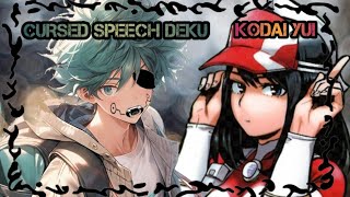 Cursed Speech Deku x Kodai YuiEp13Texting Story • Bear Attack • [upl. by Egreog174]