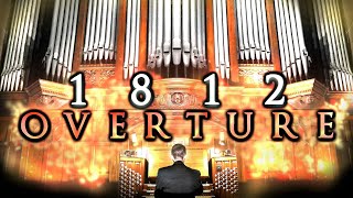 1812 OVERTURE  TCHAIKOVSKY  PIPE ORGAN  CANNONS amp BELLS  ORGANIST JONATHAN SCOTT [upl. by Eniamert286]