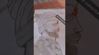 Chatrapati Shiva ji ki drawing [upl. by Idnak]