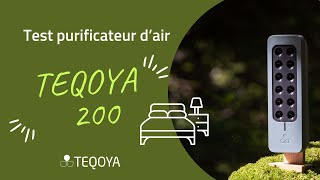 Test purificateur d’air  démonstration TEQOYA 200 [upl. by Helyn]