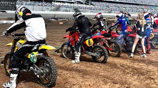 Ricky Carmichael amateur Vintage Supercross bike week 2024 Daytona 😎bikeweek [upl. by Anirok]