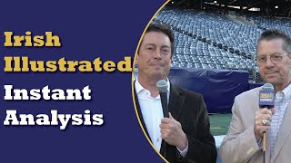 Instant Analysis Reacting to Notre Dames 5114 Victory Over Navy [upl. by Anabelle]