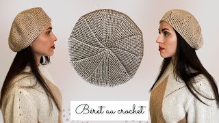 Comment faire un Béret au crochet  Facile et Rapide ⭐️ Tuto Cally Lou Passion ⭐️ Modèle réversible [upl. by Sutherland20]