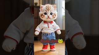 Cute Cat Dance💙🐾🤗shorts cute cat [upl. by Anifesoj690]