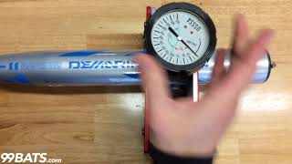 2019 DeMarini CF Zen 11 Fastpitch Bat  Compression Test  99BATScom [upl. by Kirred]