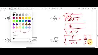 Rationalizing the Denominator 84 Introductory [upl. by Judah]