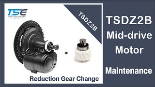 Tongsheng TSDZ2B Reduction Gear Replacement [upl. by Nlyak]