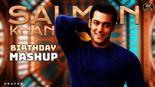 Salman Khan Bday Mashup 2023  Bhaijaan of Bollywood  2023  Nezter Edits [upl. by Morissa162]